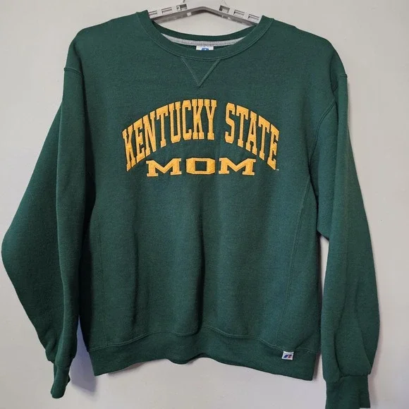 Vintage Russell Athletic Kentucky Wildcats Mom Sweatshirt Women's Size XXL Green - Picture 1 of 8